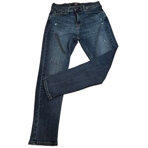 Hollister Athletic Skinny Jeans Men W29 L30 Blue Denim Epic Flex Distressed